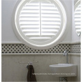 Best sell custom size wooden shutter door precast shutters for round windows